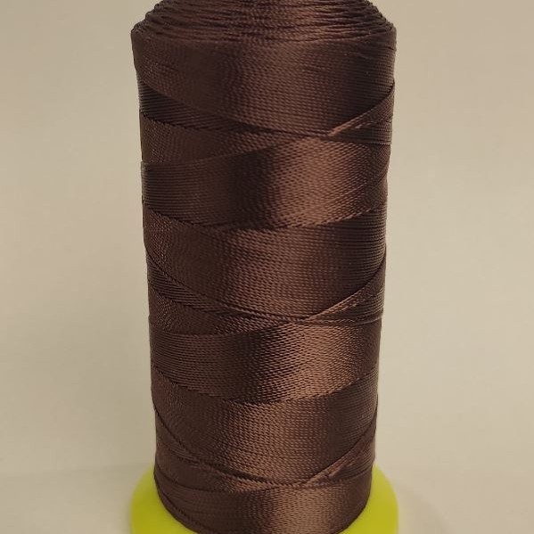 Finding Bobbin Nylon Craft Thread Brown, diameter 0.6mm