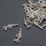 Findings Pendant Gun, diameter 9×20mm +/- pack 20g 29pcs (+/-)