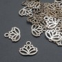 Lotus Pendant Finding, 17x15mm+/- diameter, 20g pack of 29pcs (+/-)