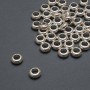 Pandora-style Bead Finding, 7×3mm Diameter, 3.7mm Hole, 20g Pack of 52 pcs (+/-)