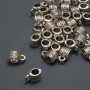 Bail Holder Finding, 5x5mm, Hole Dia 3.8mm, Pack 20g 29pcs (+/-)