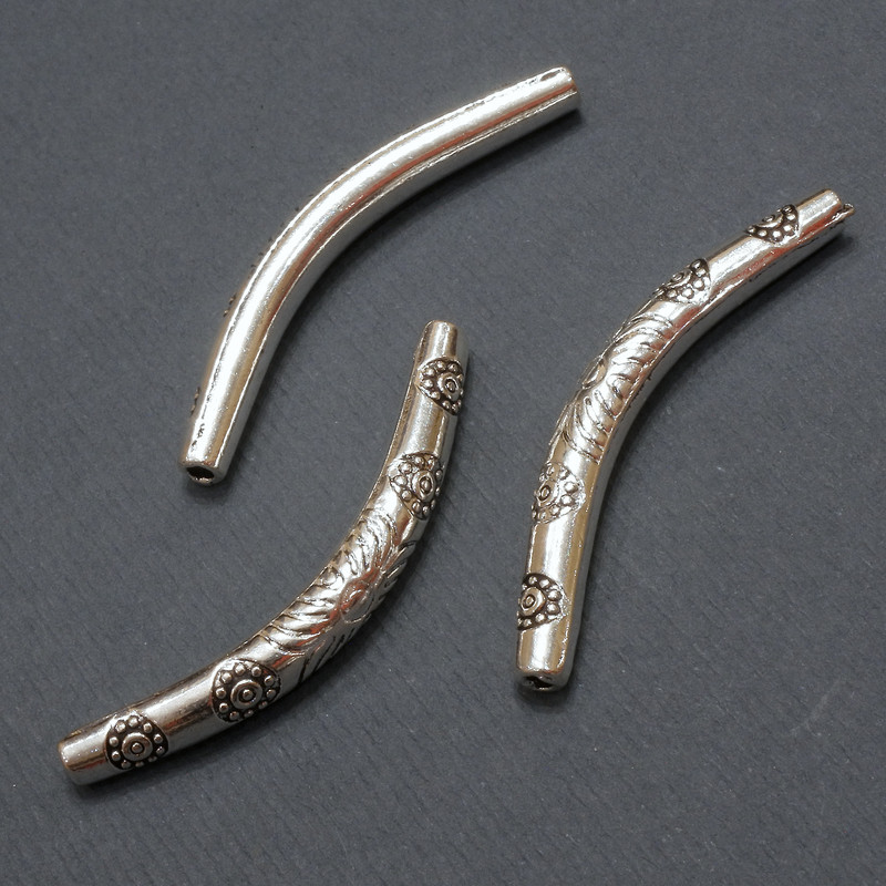 Findings Tube Spacer 4x34mm, pack 5g 3pcs (+ -)