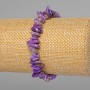 Charoite Natural Stone Chip Bracelet, diameter 8x2mm+-, length 18cm+- (stretch)