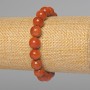 Golden Sand Aventurine Bracelet (synthetic), smooth bead, diameter 10mm+/-, length 18cm+/- (stretch)