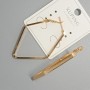 Xuping Hoop Earrings, thickness 3mm, diameter 34x51mm+/- 18K gold plated