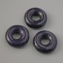 Pandora Bead Aventurine Blue Sand Cairo Night (synthetic), diameter 15x5mm, hole diameter 5.2mm+
