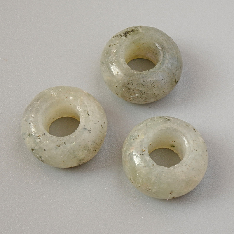 Pandora Bead Labradorite Natural Stone, diameter 14x7mm, hole diameter 5.8mm+