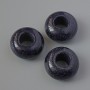 Pandora Bead Aventurine Blue Sand Cairo Night (synthetic), diameter 14x7mm, hole diameter 5.5mm+