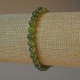 Jadeite Bracelet, natural stone smooth round beads, diameter 6.5mm+-, length 18cm+- (stretch)