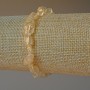 Citrine Quartz Bracelet, natural raw stone, tumbled, diameter 6x7mm+/-, length 18cm+/- (stretch)
