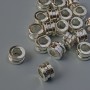Insert Bead Findings, diameter 8x5.5mm+- hole d 4.5mm+- packaging 19pcs+- 20g