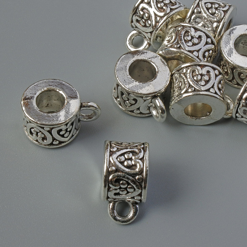 Bail Finding, diameter 7x9.5mm+- hole d 4.5mm+- packaging 9pcs+- 20g