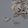 Butterfly Pendant Finding, diameter 14x9mm+- packaging 45pcs+- 20g