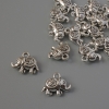 Elephant Pendant Finding, diameter 12x10.5mm+- packaging 17pcs+- 20g