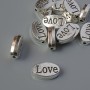 Insert Bead Findings, diameter 8x12.5x3.5mm+- packaging 14pcs+- 20g