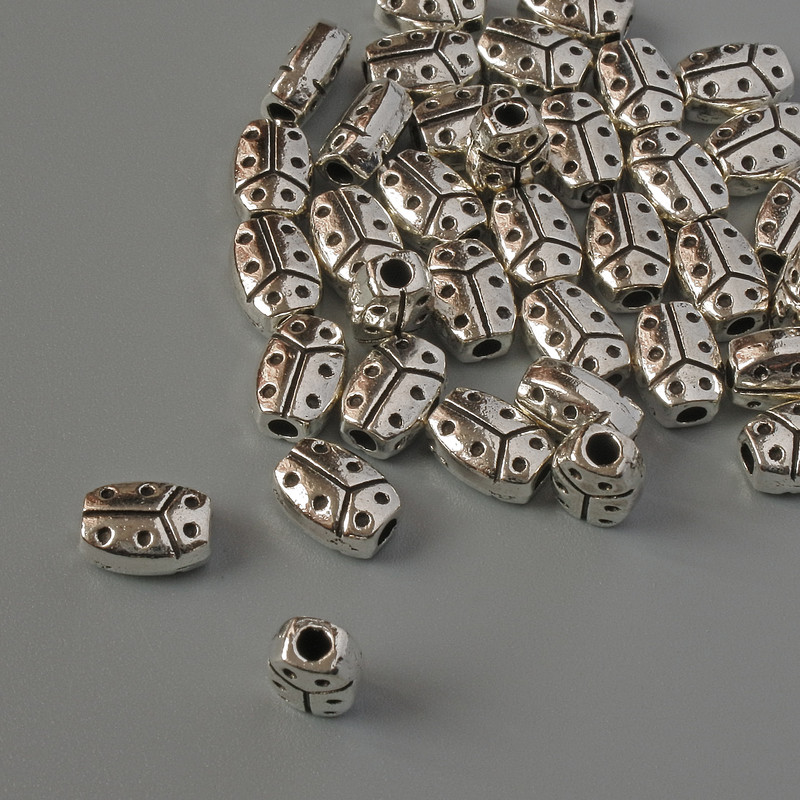 Findings Spacer Bead, diameter 5x7.5x3.5mm+- pack of 38pcs+- 20g