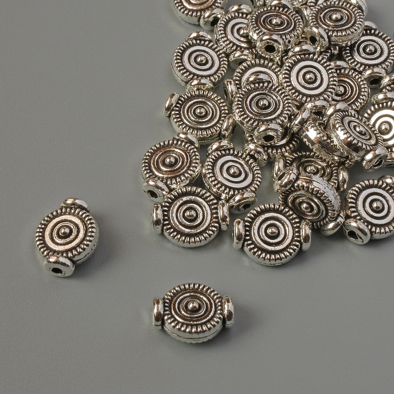 Findings Spacer Bead, diameter 8x9.5mm+- pack of 30pcs+- 20g