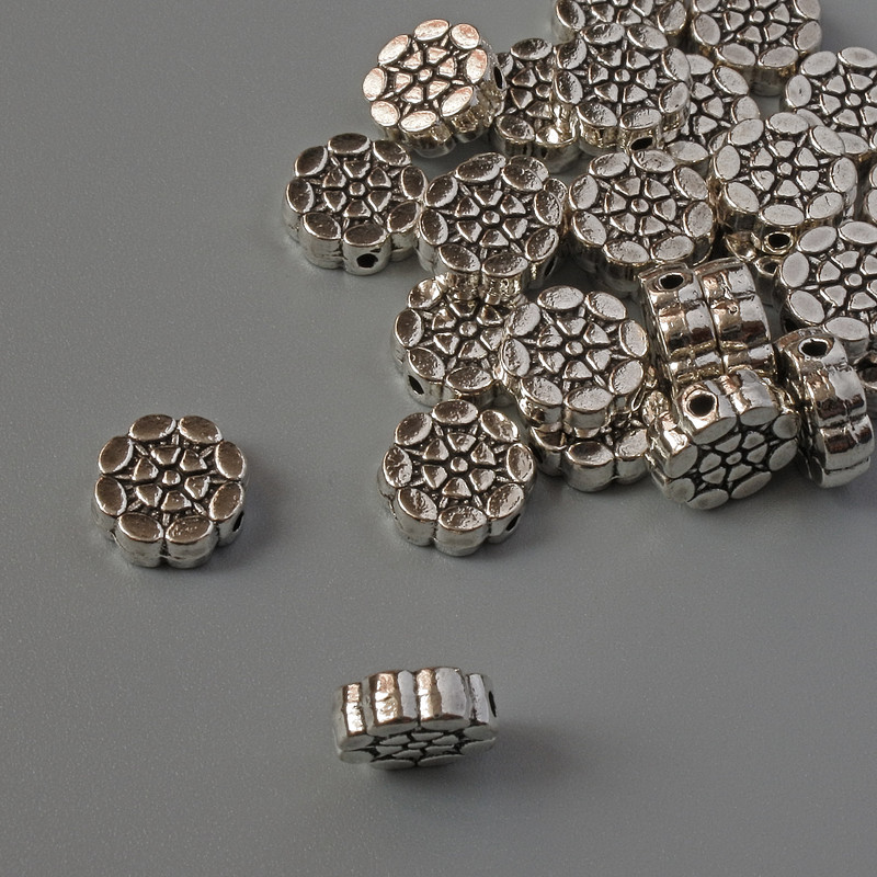 Findings Spacer Bead, diameter 8x3mm+- pack of 27pcs+- 20g