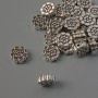 Findings Spacer Bead, diameter 8x3mm+- pack of 27pcs+- 20g