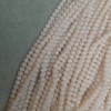 Czech Crystal Beads, Light Pink Faceted Rondelle, Diameter 6x5mm+-, Length 43mm+- on Fishing Line