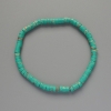 Variscite Bracelet Turquoise (Pressed) Disc, Diameter 4.5x2.5mm+/-, Length 18cm+/- (Stretch)