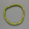 Variscite Bracelet Lime Green (Pressed) Disc, Diameter 4.5x2.5mm+/-, Length 18cm+/- (Stretch)