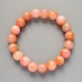 Toned Quartz Bracelet, Smooth Bead, Diameter 10mm+/-, Length 18cm+/- (Stretch)