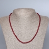 Tourmaline (Synthetic) Necklace, Faceted Rondelle, Diameter 4x3mm+/-, Length 47cm+