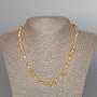 Citrine Necklace, natural stone, smooth round, diameter 6mm +/-, length 48cm +