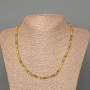 Grossular (Green Garnet) Natural Stone Faceted Cube Necklace, diameter 4mm+/-, length 47cm+