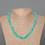 Howlite Dyed to Resemble Turquoise Necklace, chip, diameter 7x4mm+/-, length 47cm+