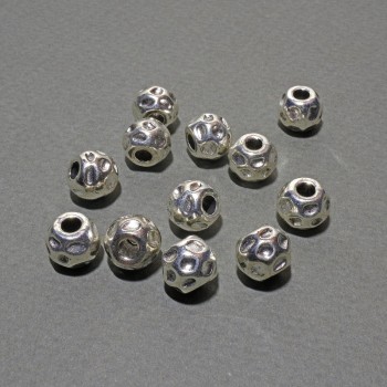 Bead Spacer Finding, diameter 9x7.5mm+/-, inner diameter 3mm, pack of 12pcs+/- 20g