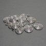 Pendant Finding, diameter 14x17mm+/-, pack of 12pcs+/- 20g
