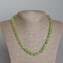 Jade Necklace, Smooth Bead, Diameter 8.5mm+-, Length 50cm+