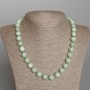 Amazonite Necklace, Natural Stone Smooth Bead, Diameter 10.5mm+-, Length 49cm+