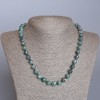 Lepidolite Necklace, Natural Stone Faceted Bead, Diameter 8.5mm+-, Length 49cm+