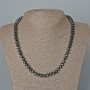 Hematite Smooth Rondelle Necklace, Diameter 8x4mm+/-, Length 48cm+