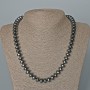 Hematite Smooth Rondelle Necklace, diameter 10x6mm+-, length 50cm+