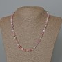 Multicolour Jadeite Necklace, Smooth Bead, Diameter 6.5mm+-, Length 47cm+