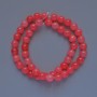 Beads Tourmaline (Imitation) Smooth Round, Diameter 8mm+/-, Length 38cm +/- on Fishing Line