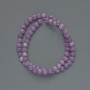 Beads Kunzite (Imitation) Smooth Round, Diameter 6mm+/-, Length 39cm +/- on Fishing Line