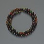 Beads Jasper (Imitation) Smooth Round, Diameter 6mm+/-, Length 38cm +/- on Thread
