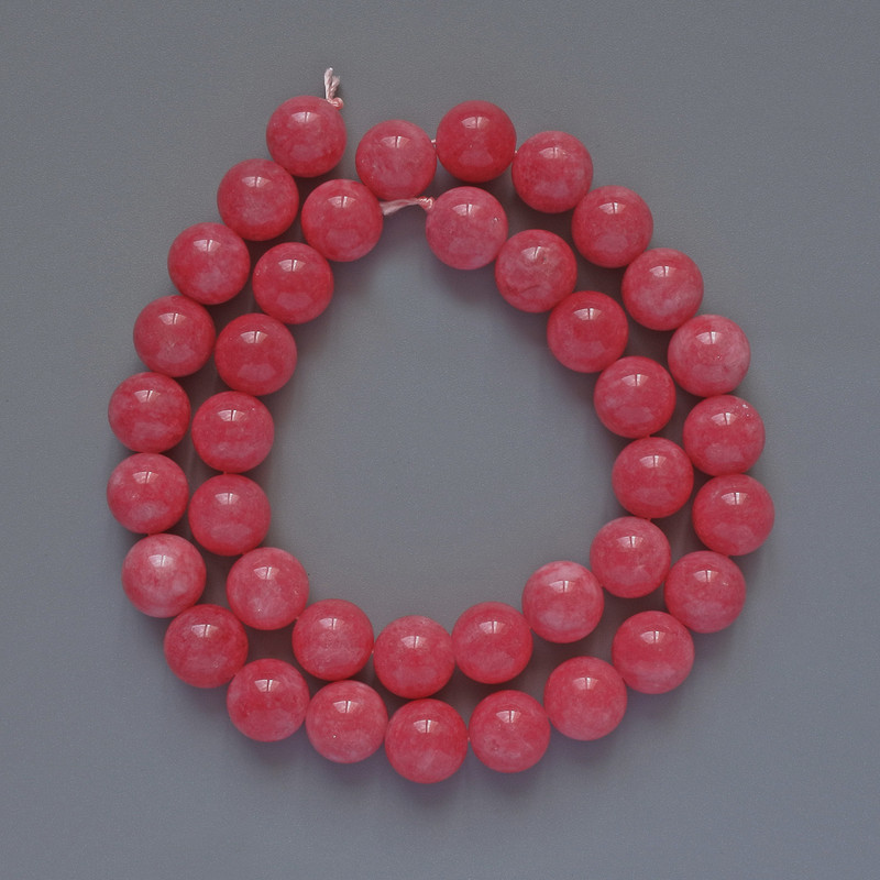 Beads Tourmaline Smooth Round, Diameter 10mm+/-, Length 38cm +/- on Thread