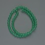 Beads Jade (Imitation) Smooth Round, Diameter 6mm+/-, Length 38cm +/- on Fishing Line