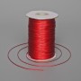 Findings Red "Waxed" Cord, diameter 1mm, spool, length 150m
