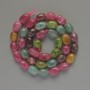 Tourmaline Natural Stone Beads, tumbled, diameter 7x10.5mm +/-, length 39cm +/- on a strand