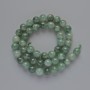 Jadeite Beads Smooth Sphere 8.5mm on Thread, 37cm Length