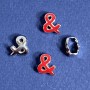 Pandora "End" Spacer Finding, 10x9mm, Pack of 4