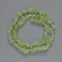 Prehnite Beads Natural Stone Chips, diameter 6x3mm+/-, length 41cm +/- on a thread