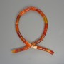 Beads Agate Orange Natural Stone Cylinder, Diameter 8x16mm+/-, Length 38cm +/- on Fishing Line